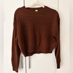 H&M Chestnut Brown Crewneck Sweater